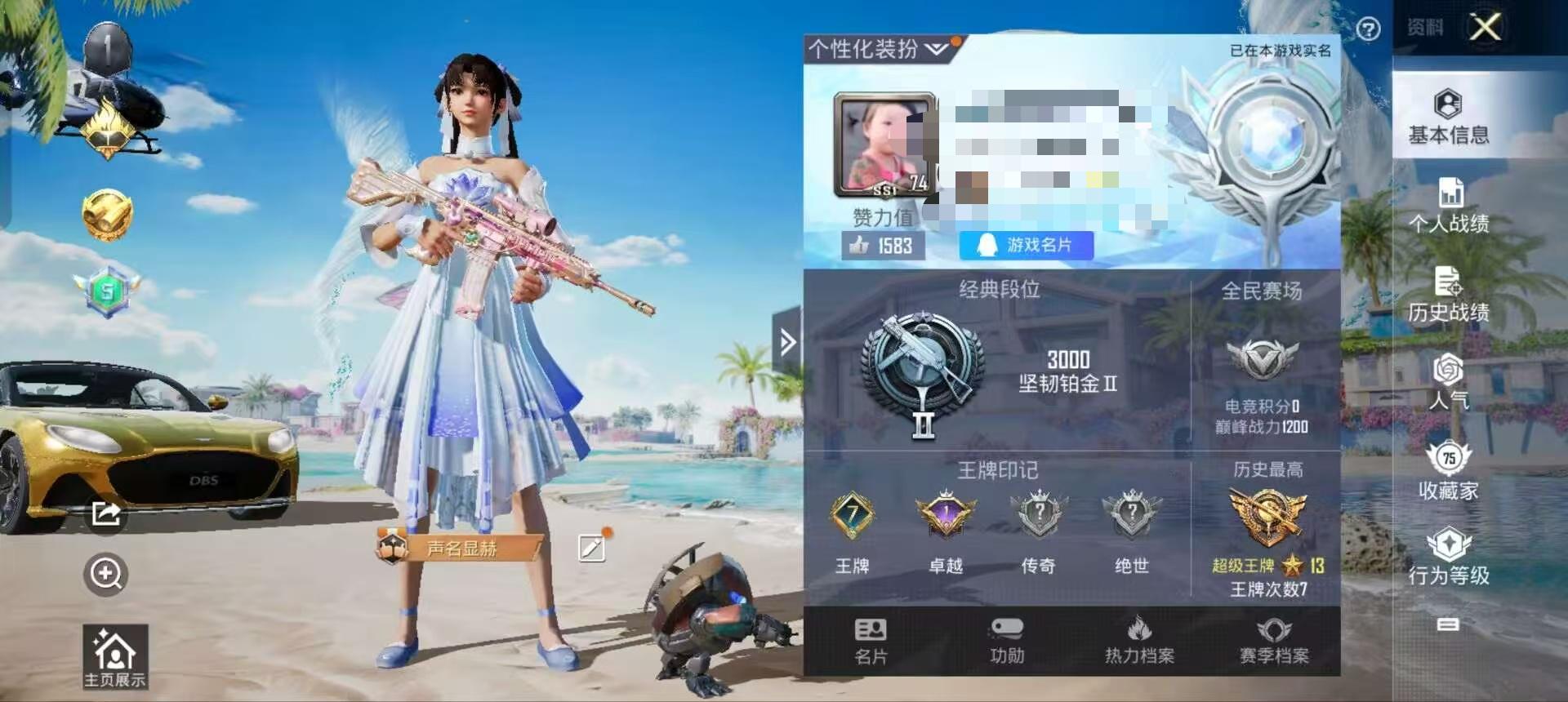 HPSJ3287344和平精英账号详情图2 HPSJ3287344和平精英账号详情图2