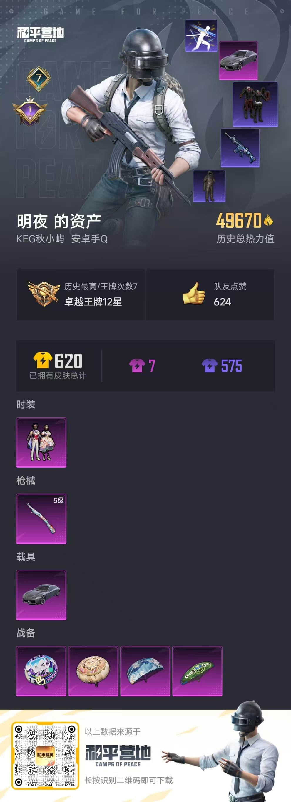 HPSJ3287230和平精英账号详情图3 HPSJ3287230和平精英账号详情图3