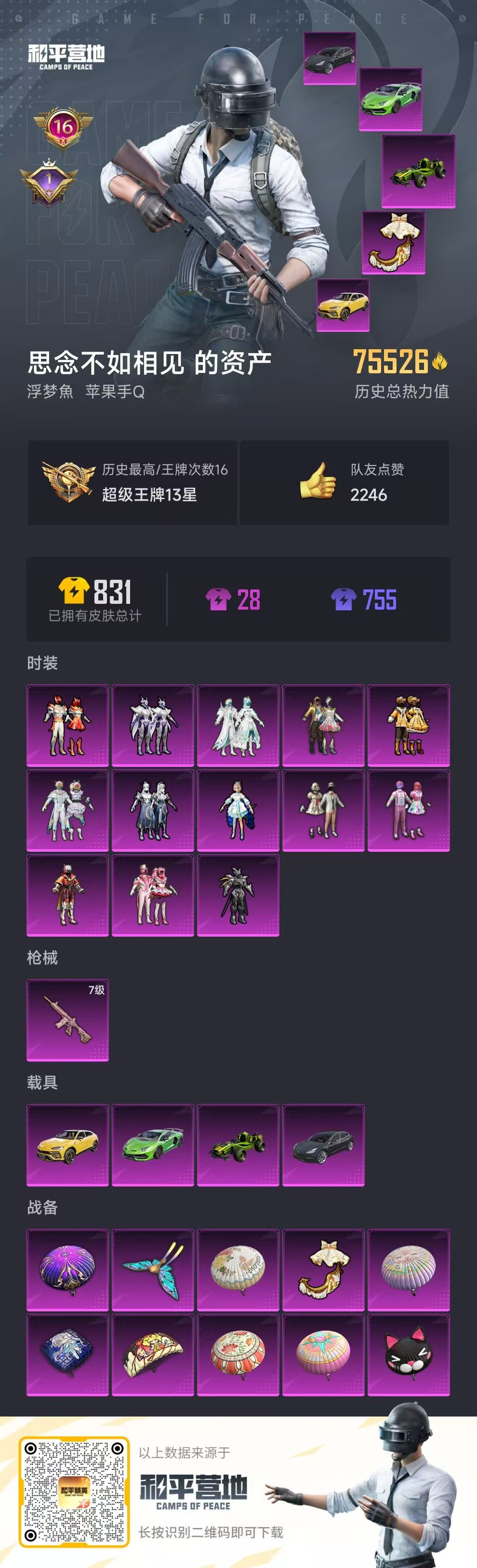 HPSJ3288503和平精英账号详情图4 HPSJ3288503和平精英账号详情图4