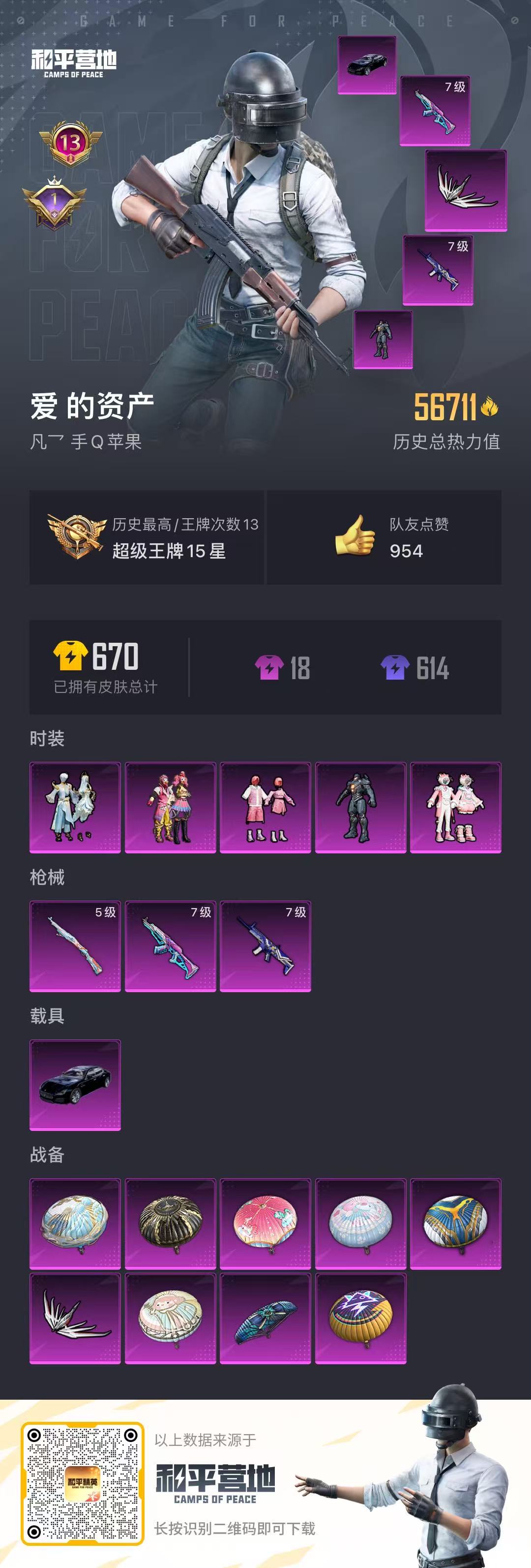 HPSJ3288987和平精英账号详情图3 HPSJ3288987和平精英账号详情图3