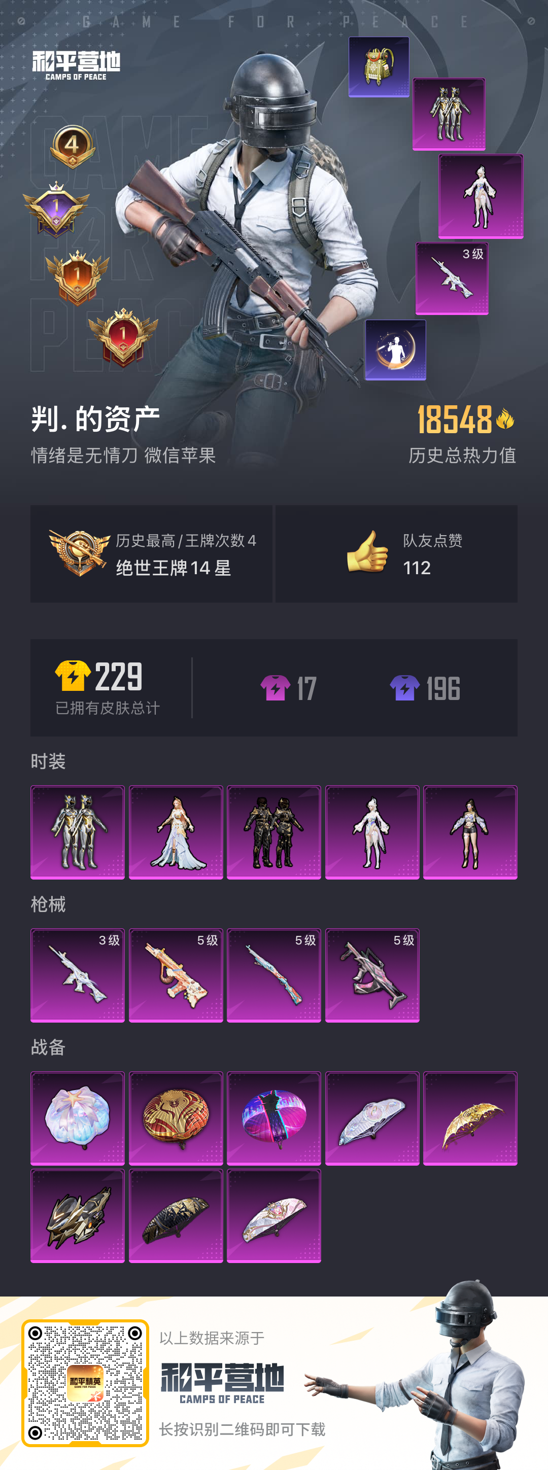 HPSJ3290020和平精英账号详情图2 HPSJ3290020和平精英账号详情图2
