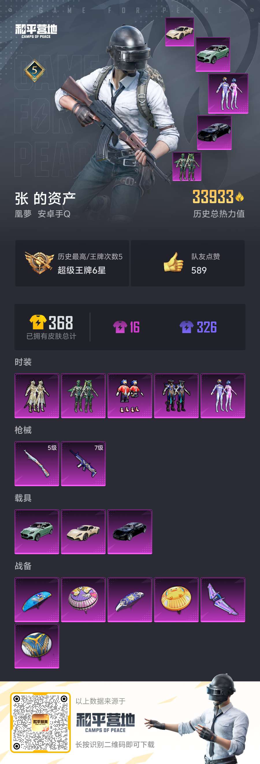 HPSJ3290099和平精英账号详情图3 HPSJ3290099和平精英账号详情图3