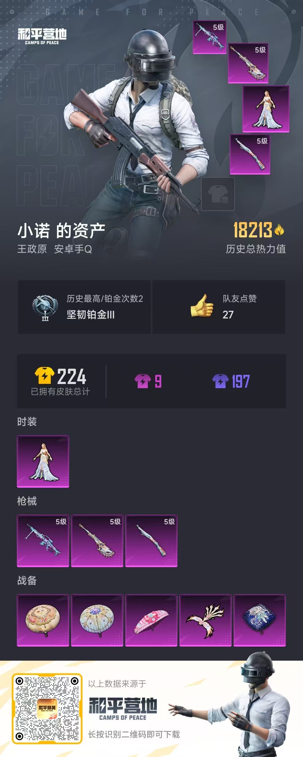 HPSJ3289911和平精英账号详情图3 HPSJ3289911和平精英账号详情图3