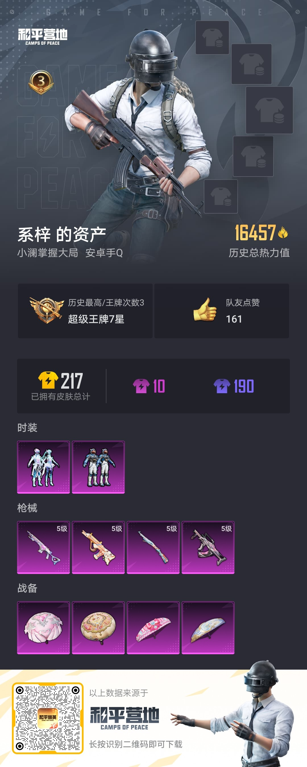 HPSJ3290077和平精英账号详情图4 HPSJ3290077和平精英账号详情图4