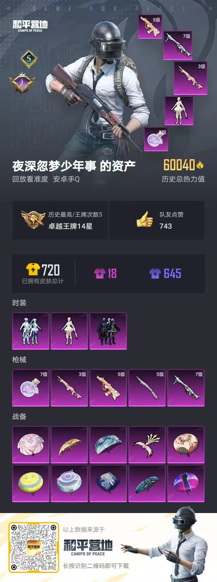 HPSJ3290005和平精英账号详情图3 HPSJ3290005和平精英账号详情图3