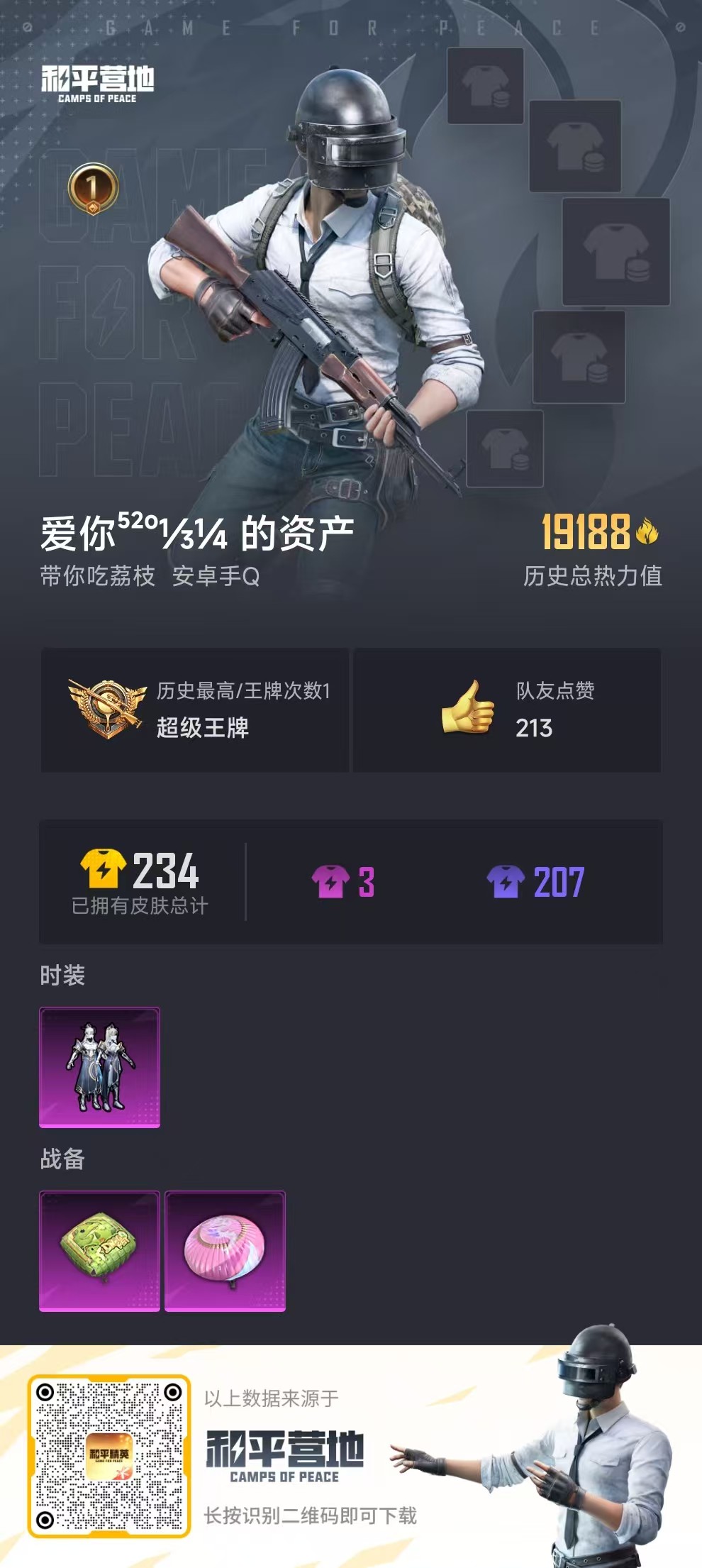 HPSJ3289995和平精英账号详情图3 HPSJ3289995和平精英账号详情图3