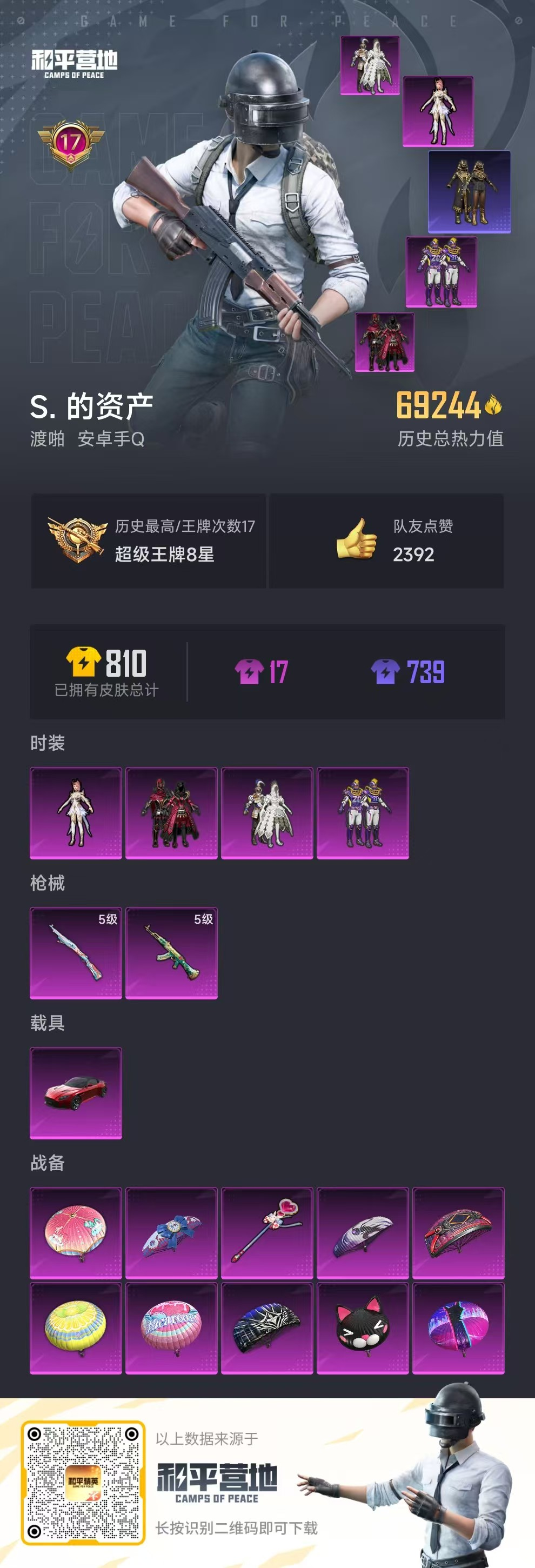 HPSJ3290067和平精英账号详情图3 HPSJ3290067和平精英账号详情图3
