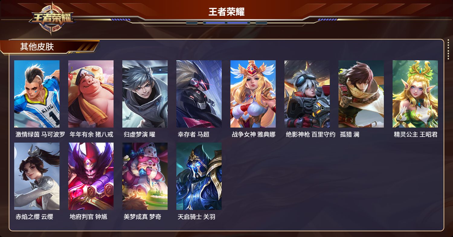 WZMK3209351王者荣耀账号详情图4 WZMK3209351王者荣耀账号详情图4