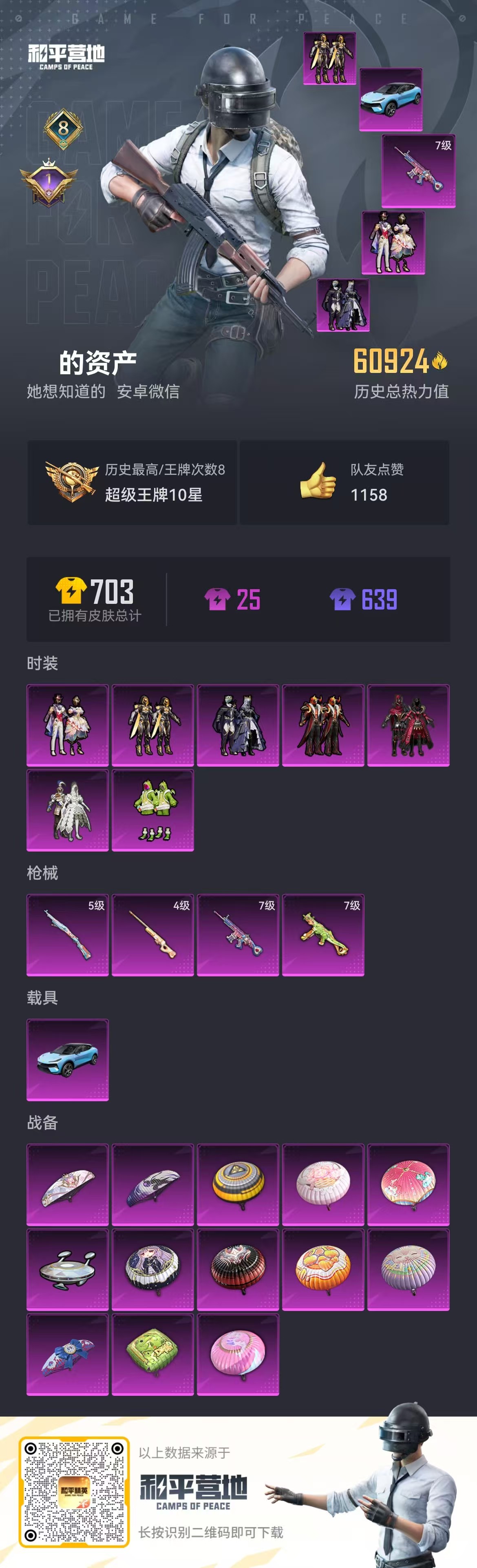 HPSJ3291299和平精英账号详情图3 HPSJ3291299和平精英账号详情图3