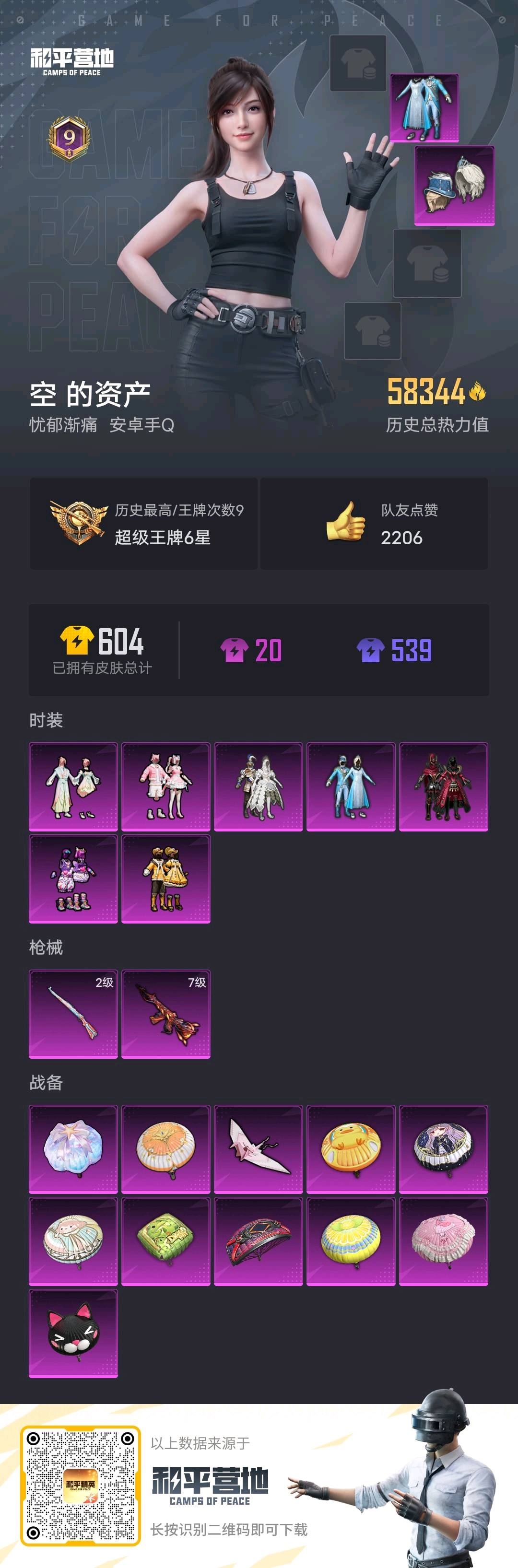 HPSJ3293686和平精英账号详情图4