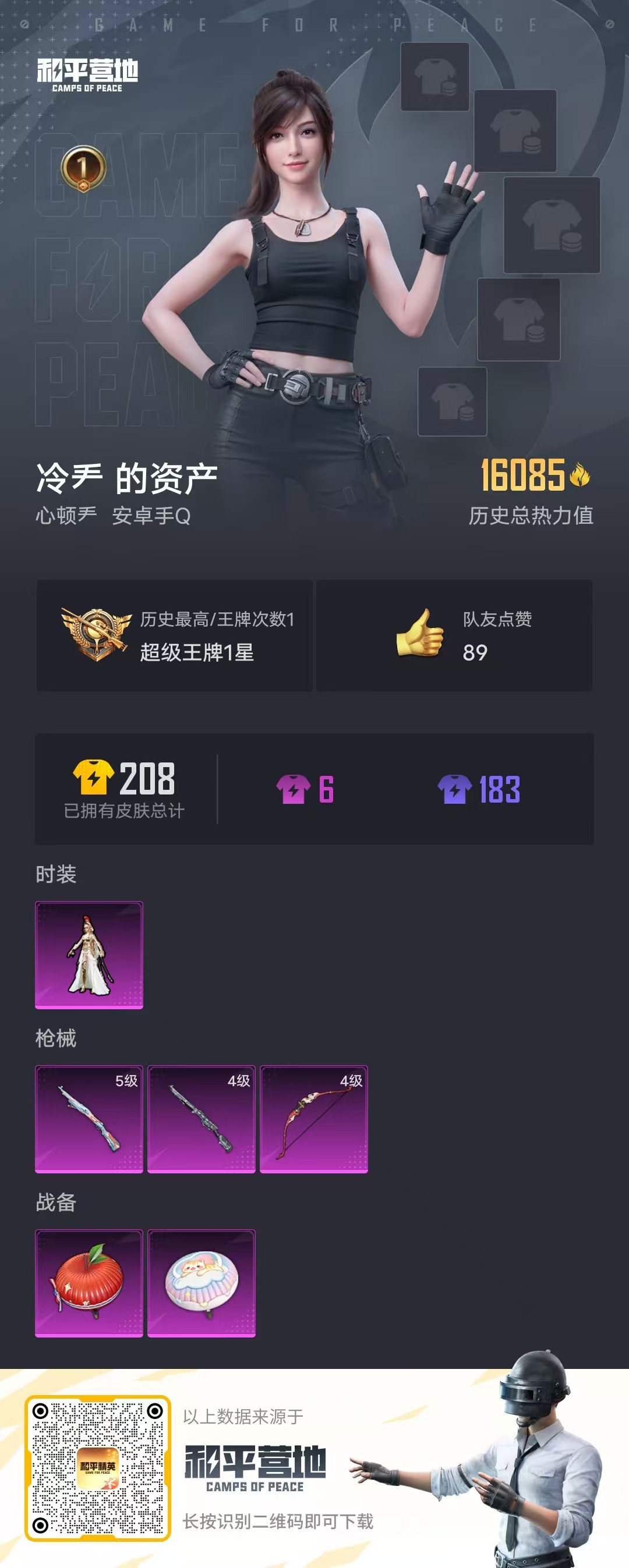 HPSJ3293723和平精英账号详情图4 HPSJ3293723和平精英账号详情图4