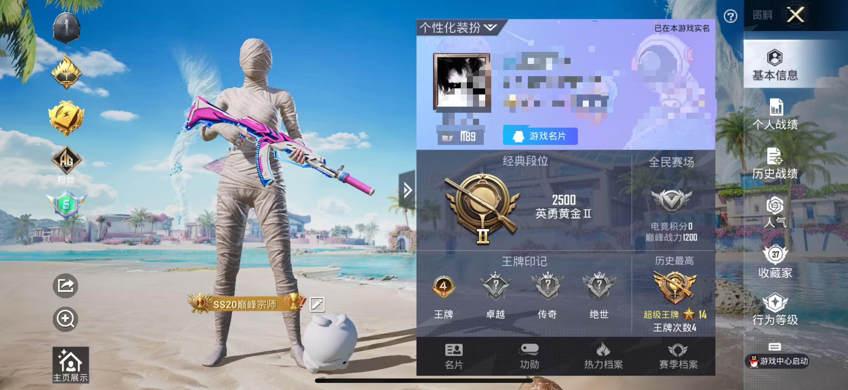 HPSJ3298655和平精英账号详情图2 HPSJ3298655和平精英账号详情图2