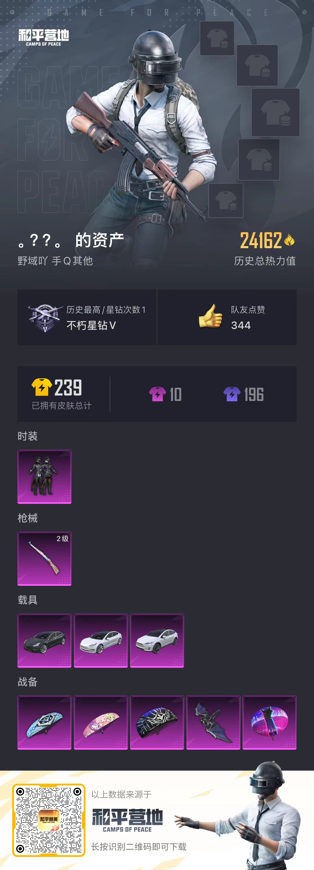 HPSJ3293676和平精英账号详情图3 HPSJ3293676和平精英账号详情图3