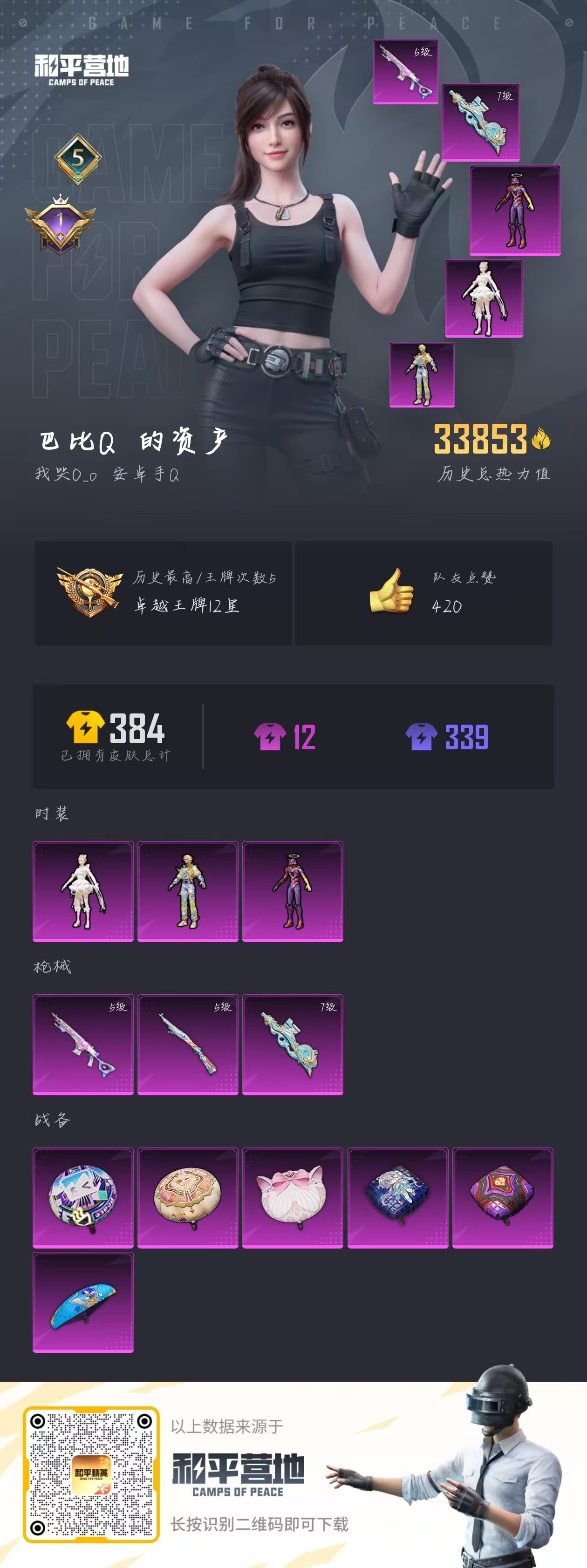 HPYHW3298425和平精英账号详情图5
