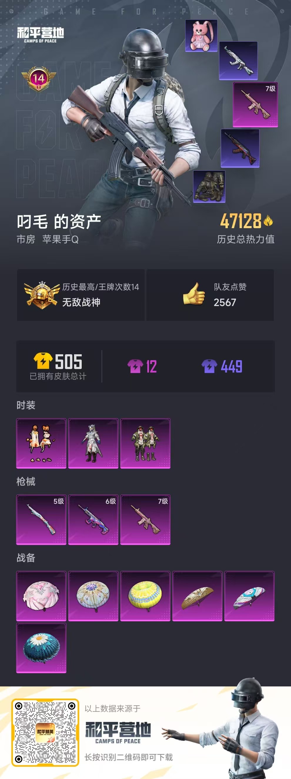 HPSJ3294690和平精英账号详情图4 HPSJ3294690和平精英账号详情图4