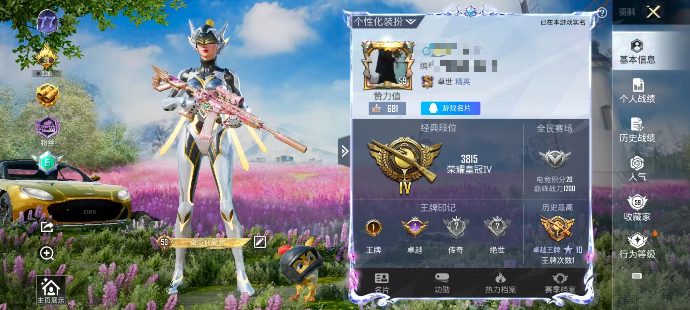 HPSJ3294264和平精英账号详情图4 HPSJ3294264和平精英账号详情图4