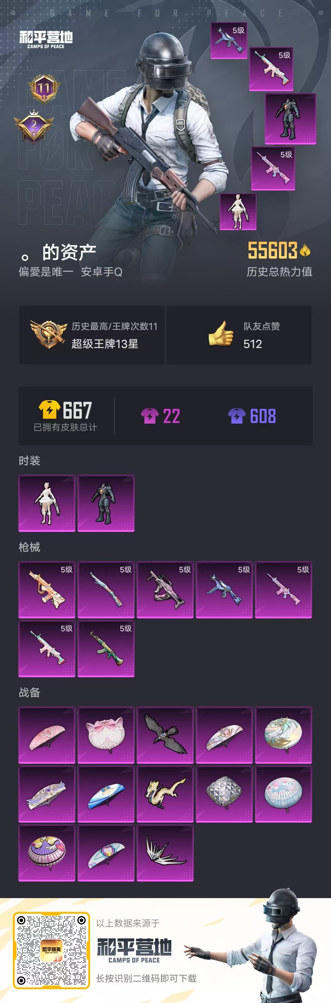 HPSJ3294577和平精英账号详情图3 HPSJ3294577和平精英账号详情图3