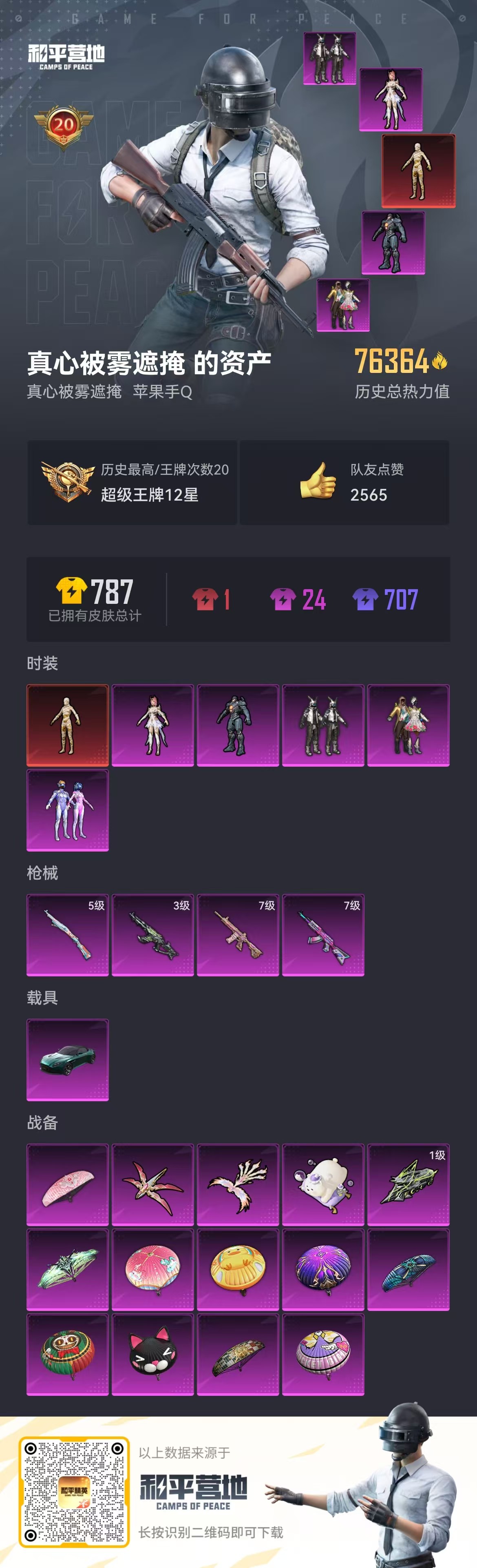 HPSJ3294219和平精英账号详情图3 HPSJ3294219和平精英账号详情图3