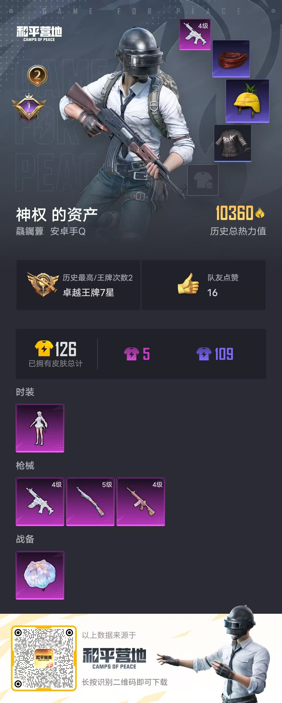 HPSJ3295499和平精英账号详情图4 HPSJ3295499和平精英账号详情图4