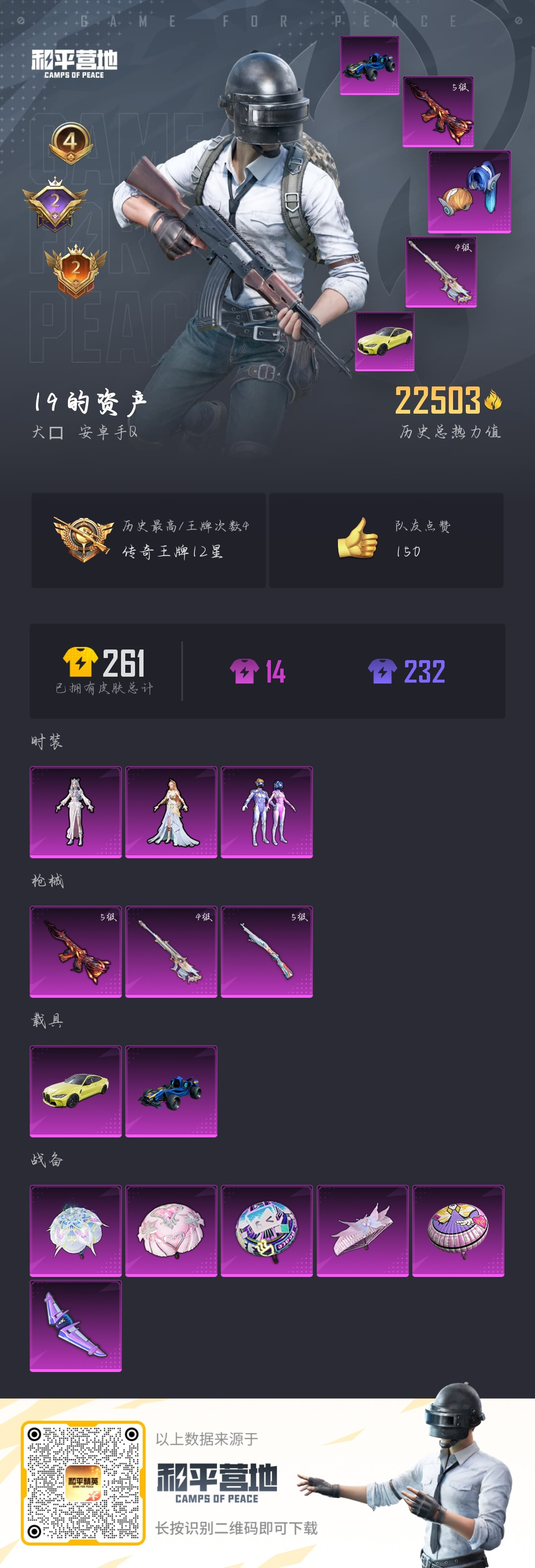 HPSJ3295472和平精英账号详情图4 HPSJ3295472和平精英账号详情图4