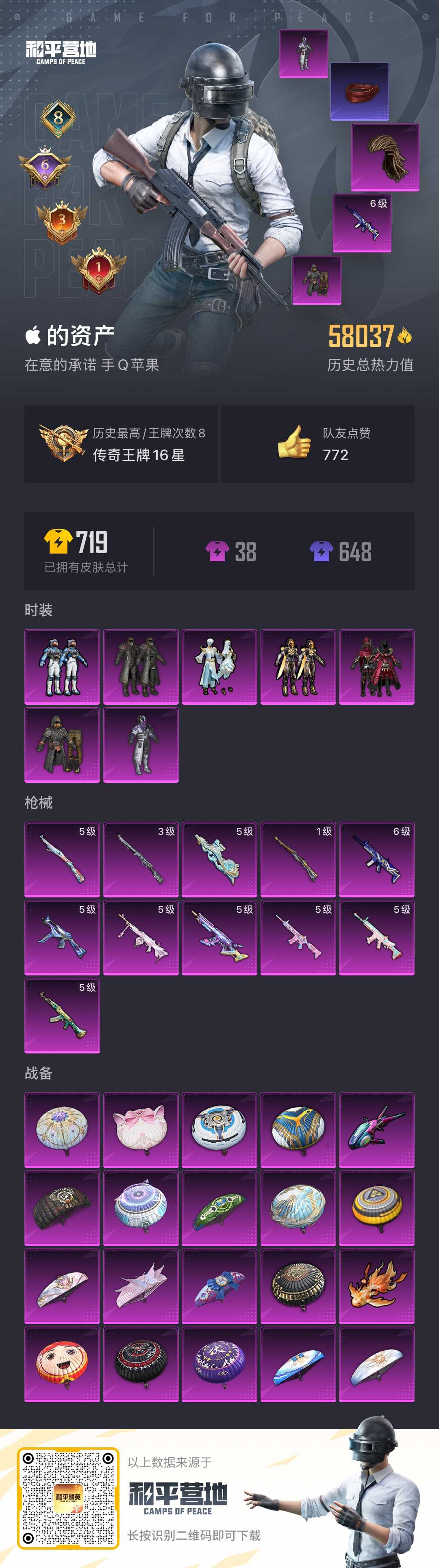 HPSJ3295365和平精英账号详情图4 HPSJ3295365和平精英账号详情图4