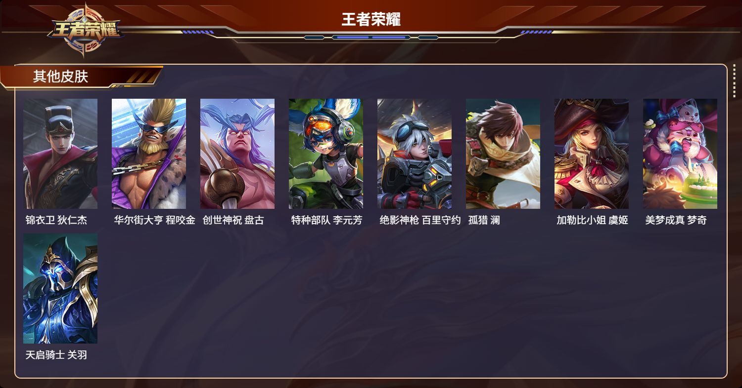 WZMK3216114王者荣耀账号详情图4