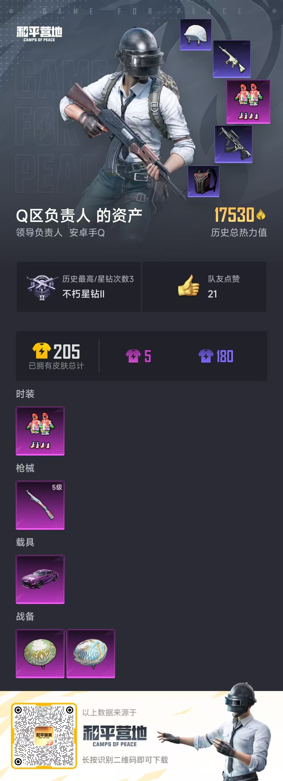 HPSJ3295410和平精英账号详情图3 HPSJ3295410和平精英账号详情图3
