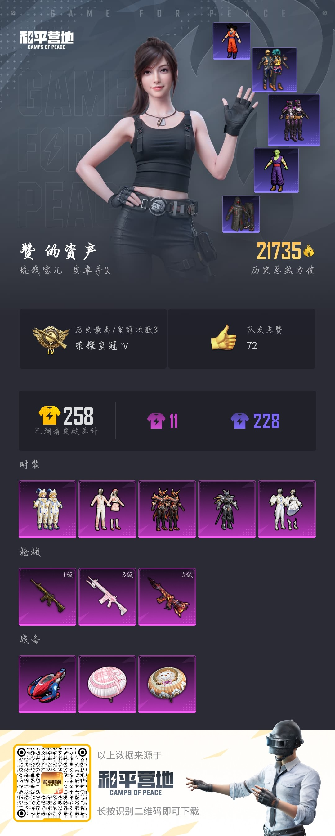 HPSJ3295514和平精英账号详情图4 HPSJ3295514和平精英账号详情图4