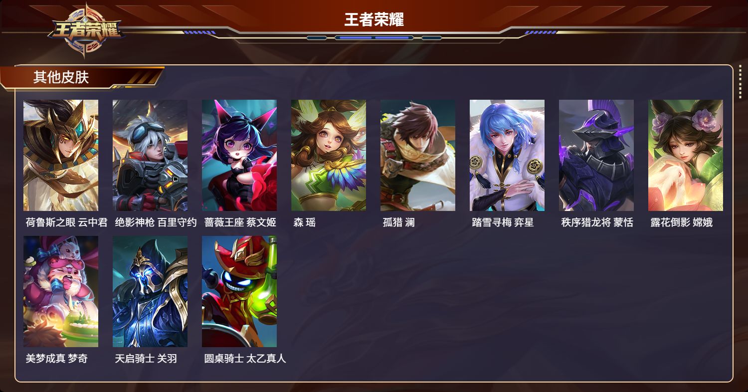 WZMK3217294王者荣耀账号详情图6 WZMK3217294王者荣耀账号详情图6