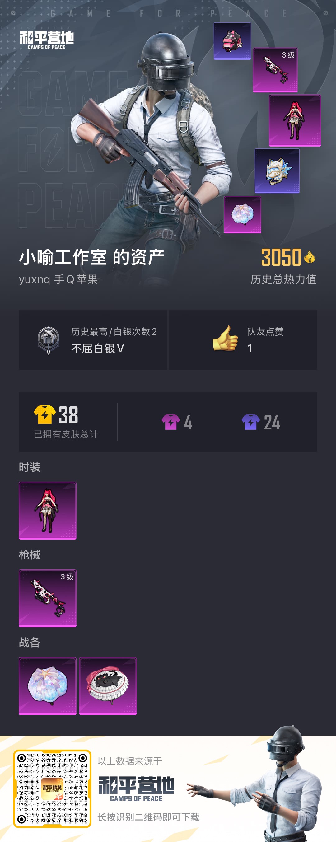 HPSJ3296797和平精英账号详情图4 HPSJ3296797和平精英账号详情图4