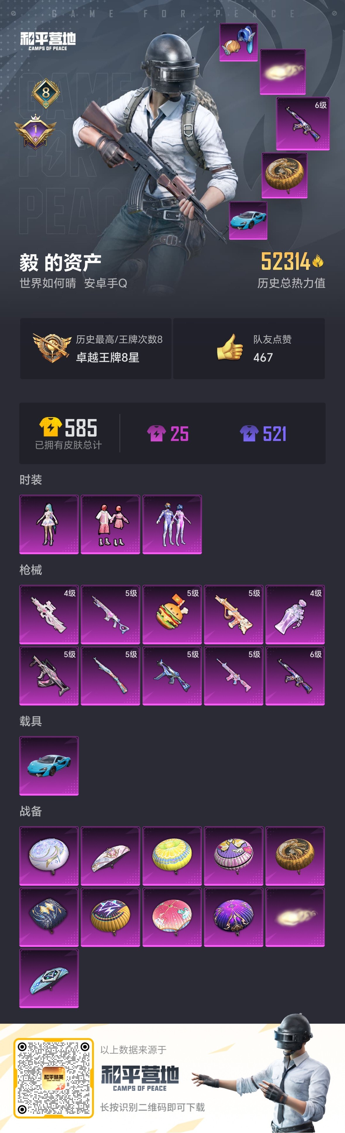 HPYHW3296663和平精英账号详情图6 HPYHW3296663和平精英账号详情图6