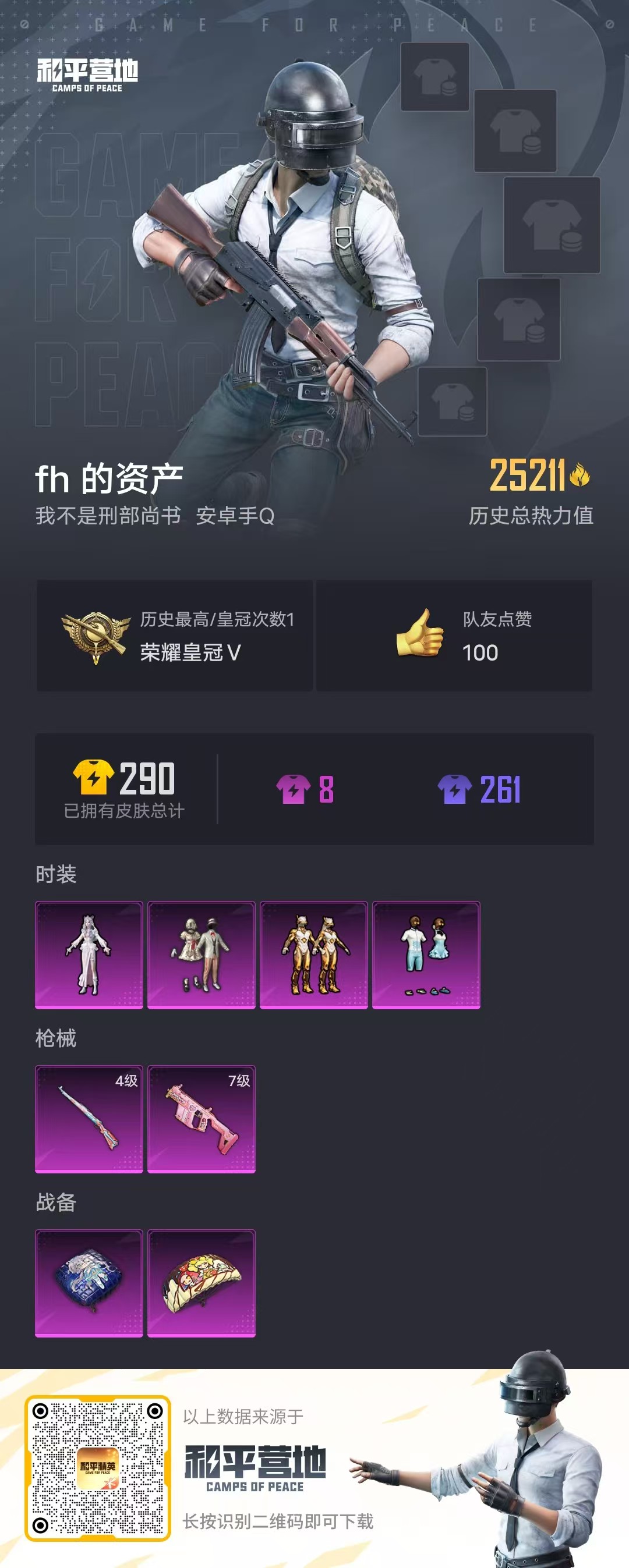 HPSJ3296804和平精英账号详情图3 HPSJ3296804和平精英账号详情图3