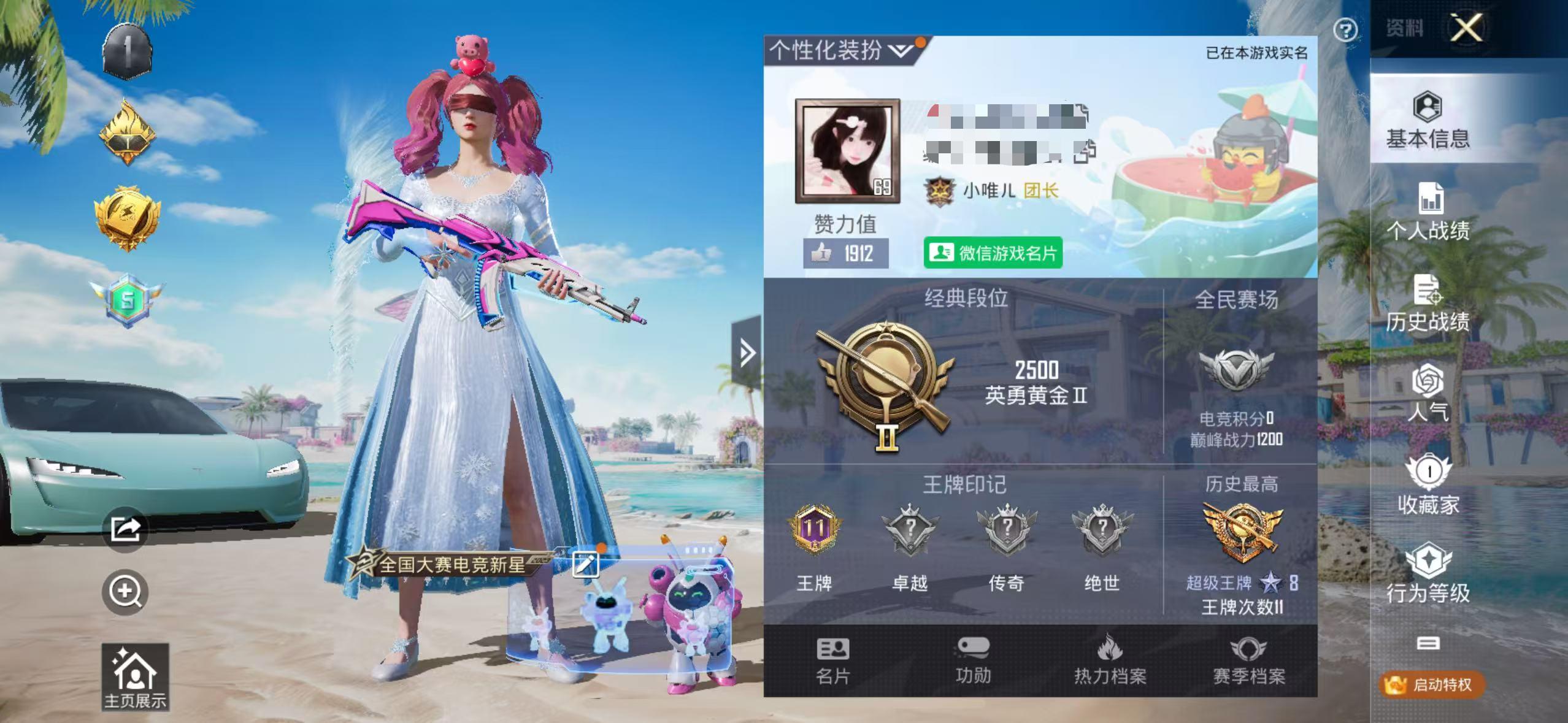 HPSJ3296839和平精英账号详情图2 HPSJ3296839和平精英账号详情图2