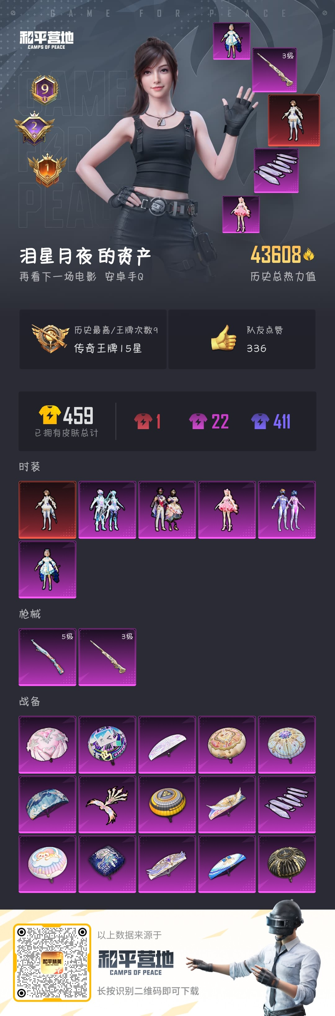 HPSJ3297067和平精英账号详情图4