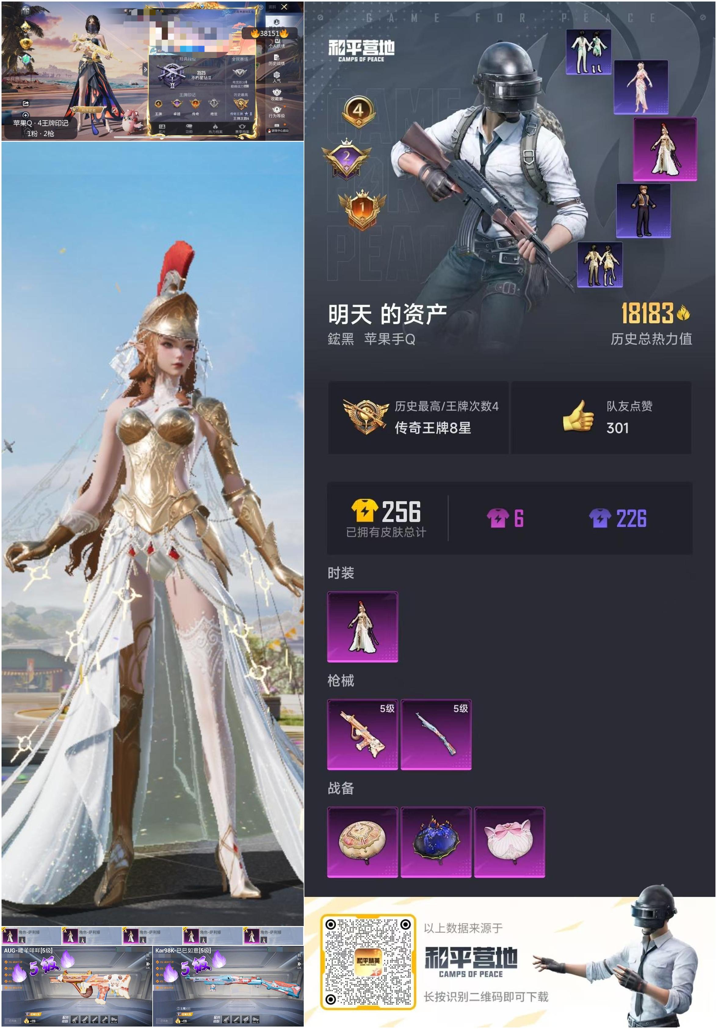 HPSJ3306703和平精英账号详情图4