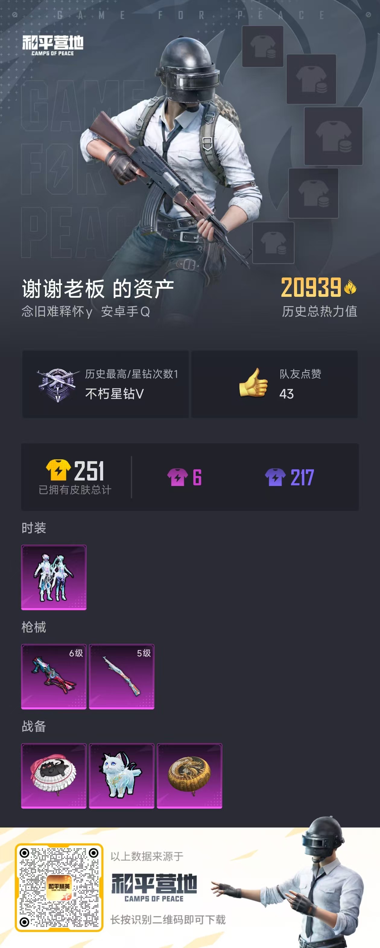 HPSJ3307377和平精英账号详情图3