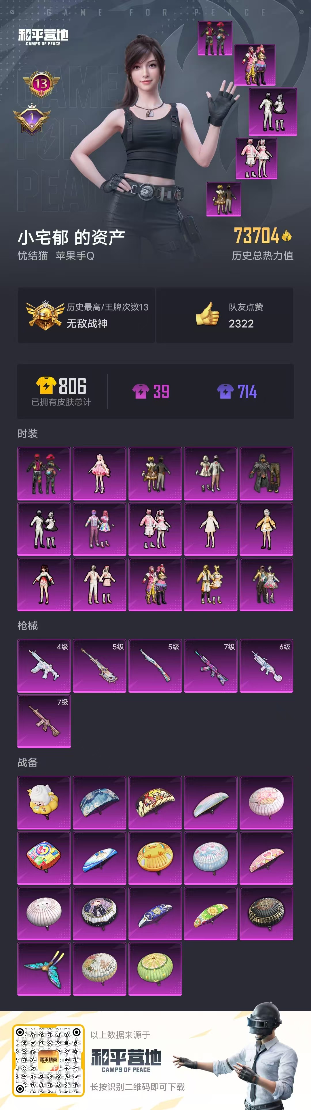 HPSJ3307376和平精英账号详情图4 HPSJ3307376和平精英账号详情图4