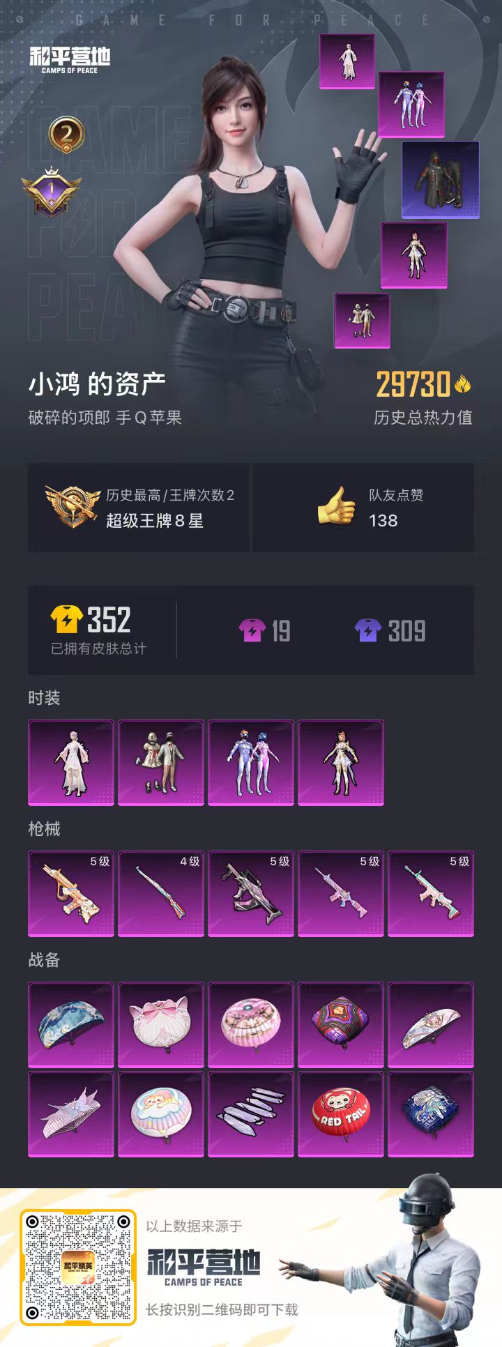 HPSJ3307383和平精英账号详情图3 HPSJ3307383和平精英账号详情图3