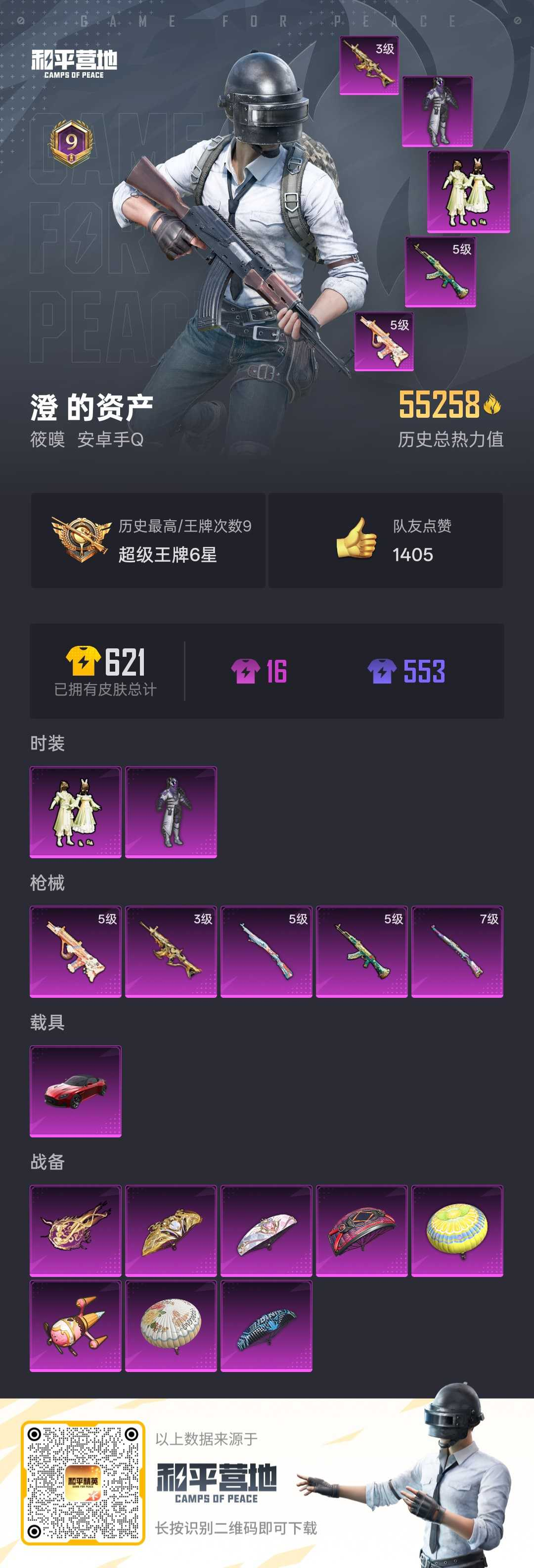 HPSJ3308022和平精英账号详情图4 HPSJ3308022和平精英账号详情图4