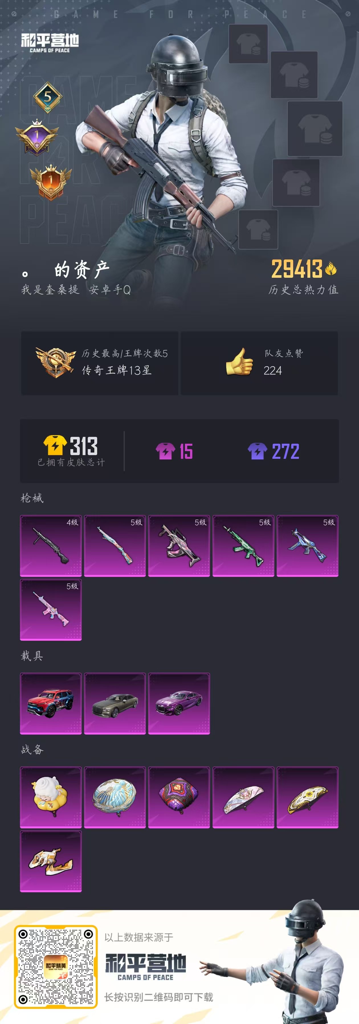 HPYHW3308055和平精英账号详情图5