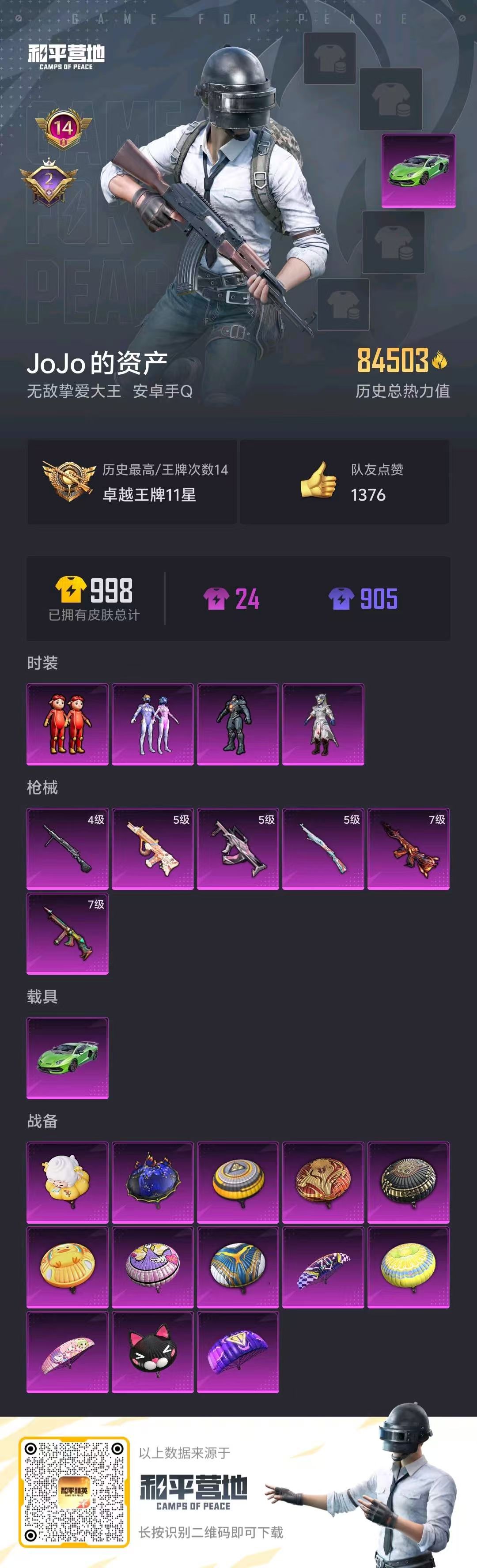 HPYHW3308503和平精英账号详情图2