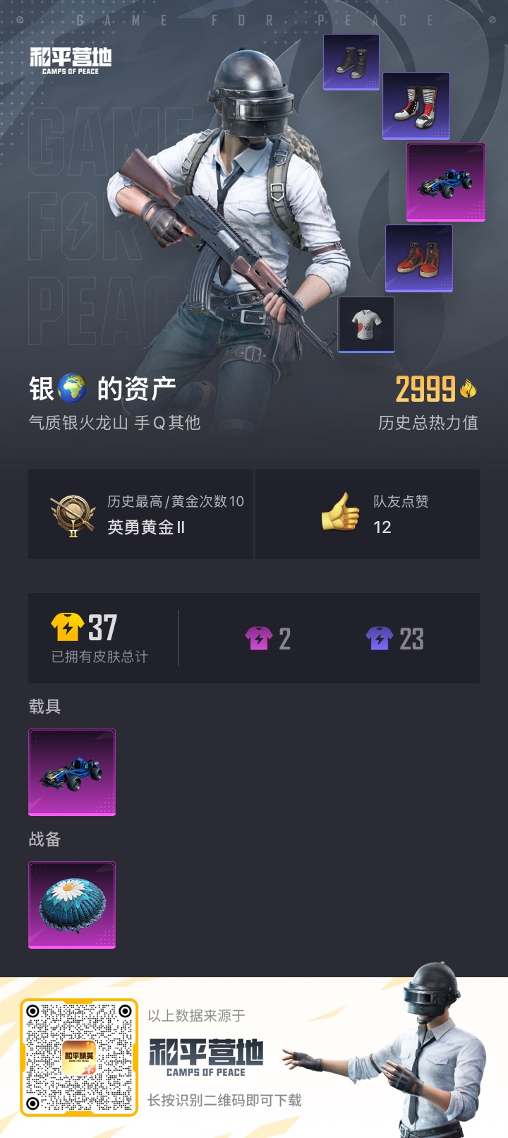 HPSJ3310824和平精英账号详情图4 HPSJ3310824和平精英账号详情图4