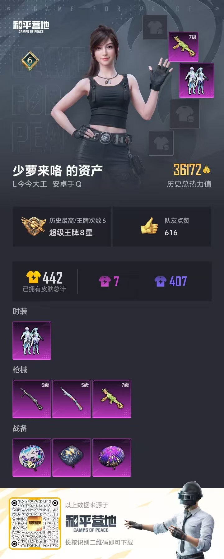HPSJ3308803和平精英账号详情图3 HPSJ3308803和平精英账号详情图3