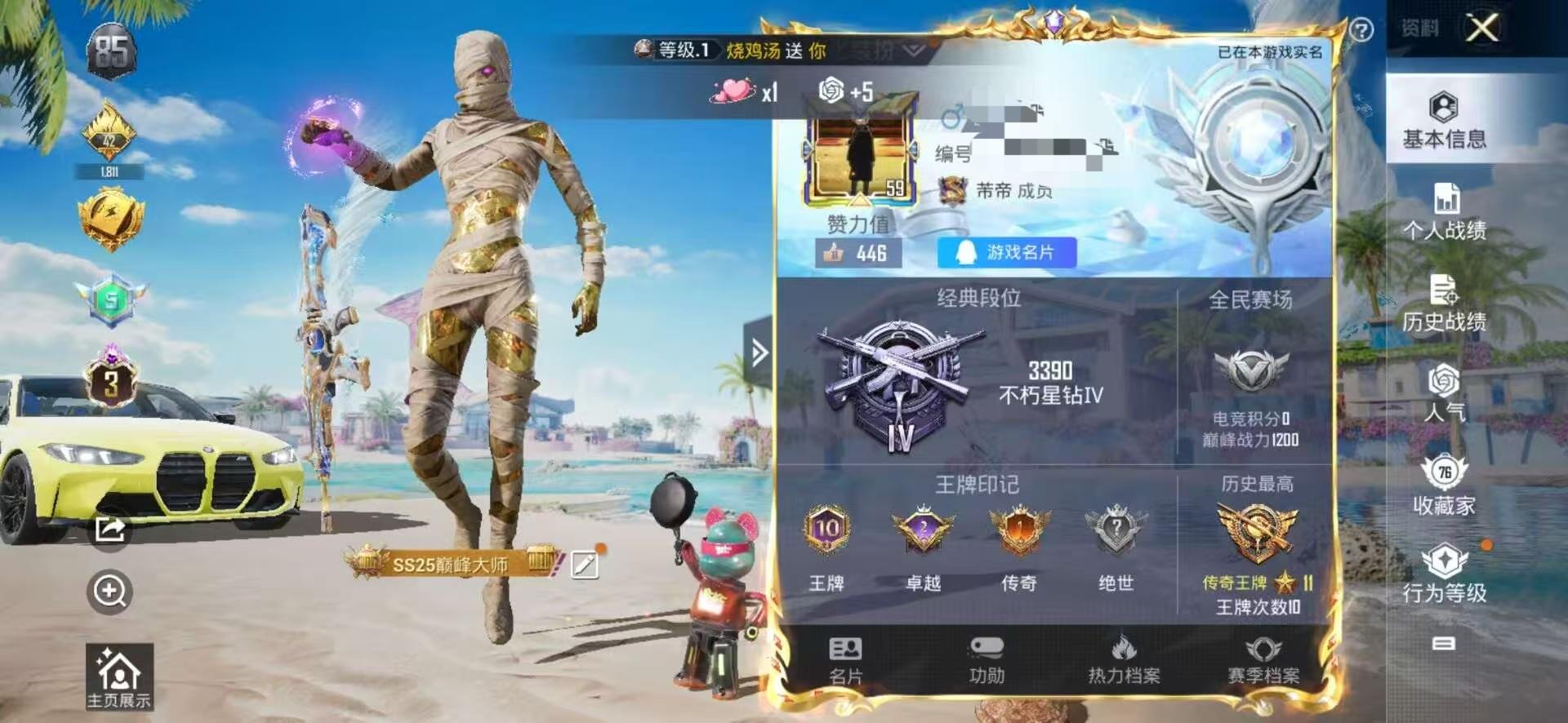 HPSJ3308594和平精英账号详情图2 HPSJ3308594和平精英账号详情图2