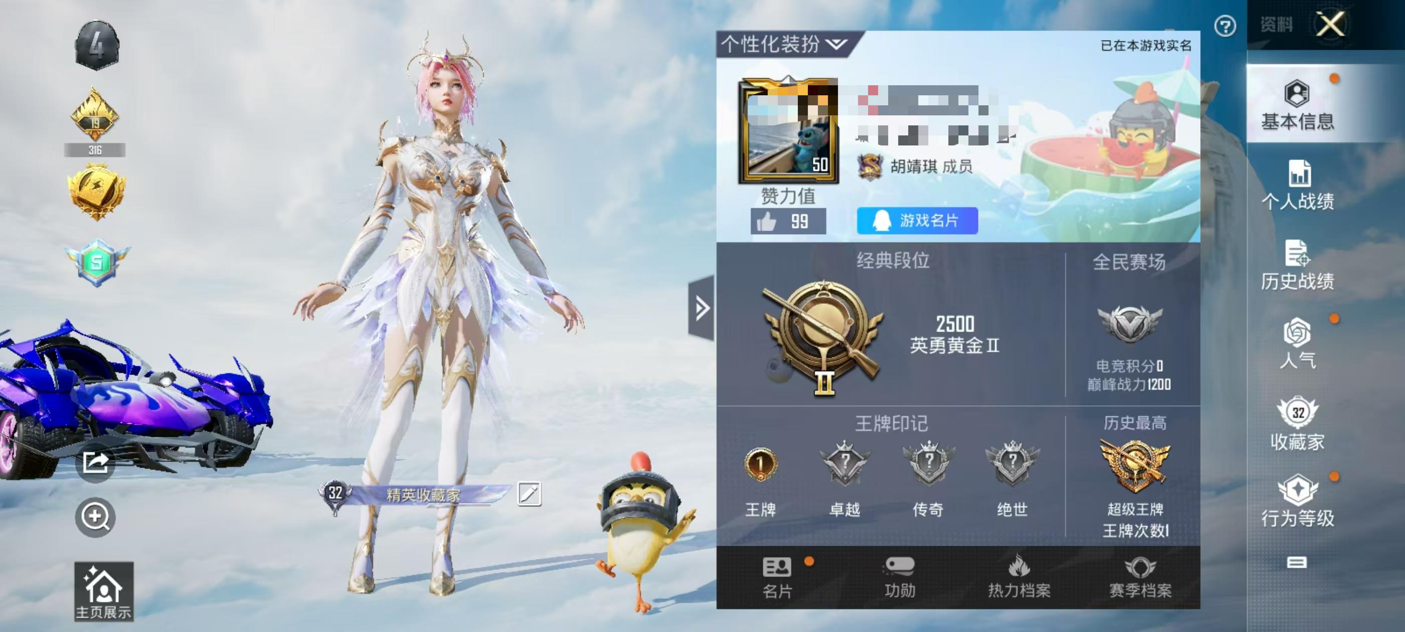HPSJ3308513和平精英账号详情图2 HPSJ3308513和平精英账号详情图2