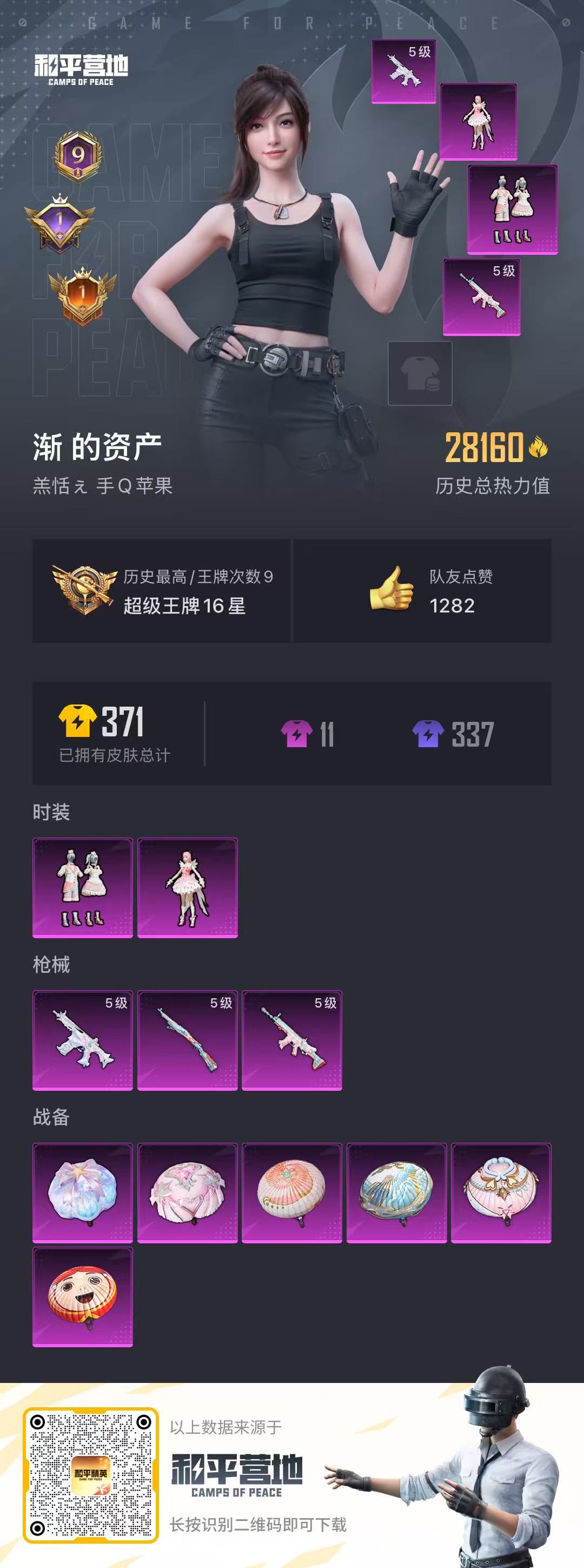 HPSJ3308561和平精英账号详情图3