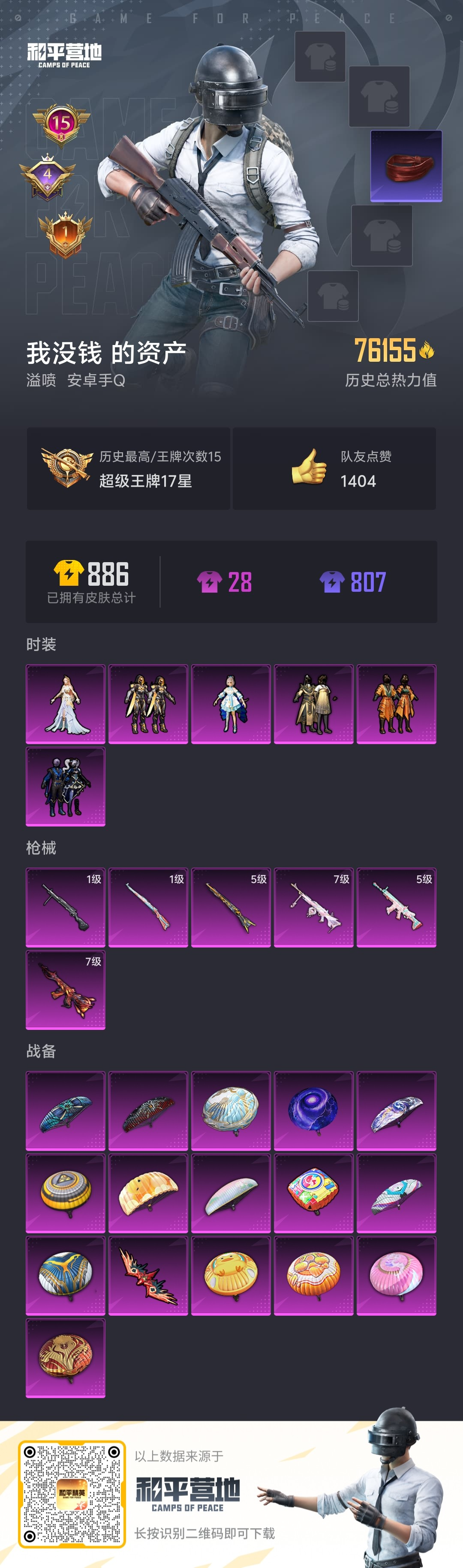 HPSJ3308794和平精英账号详情图4