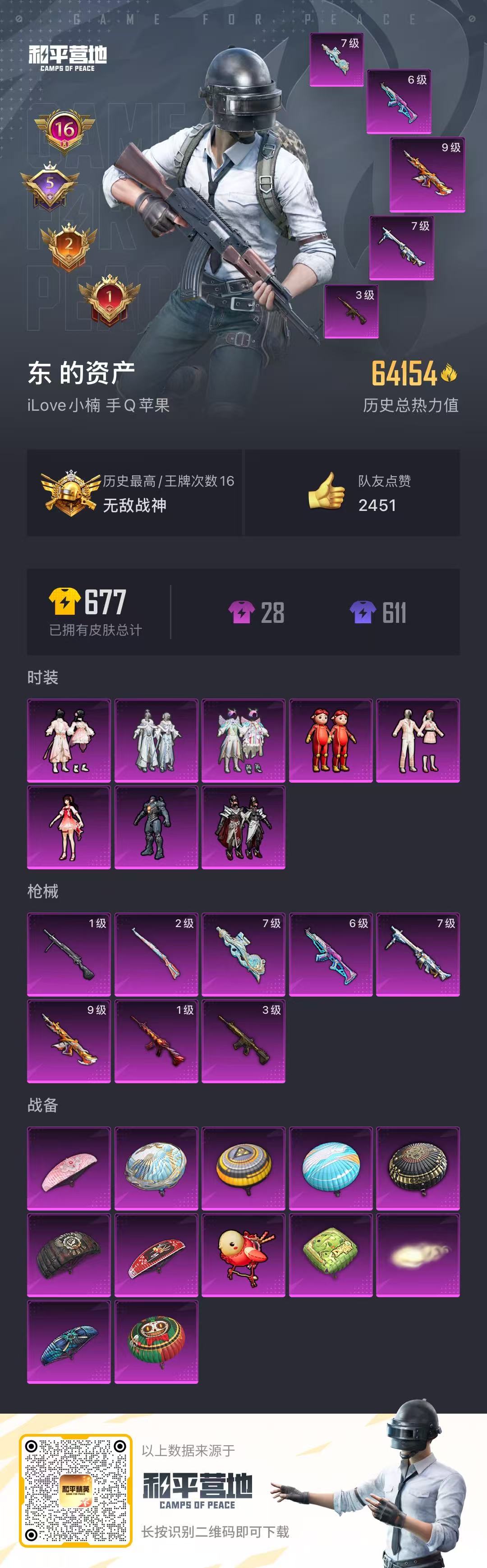 HPSJ3309191和平精英账号详情图3