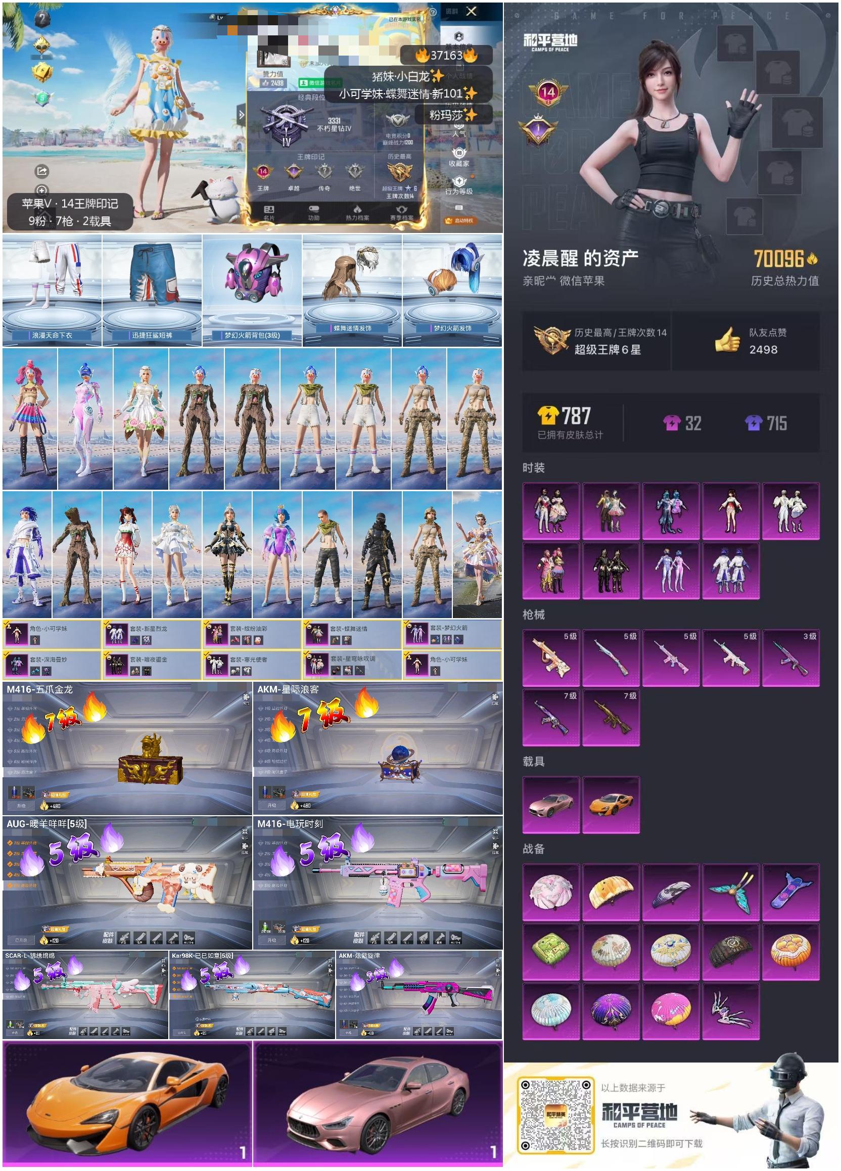 HPSJ3309704和平精英账号详情图3