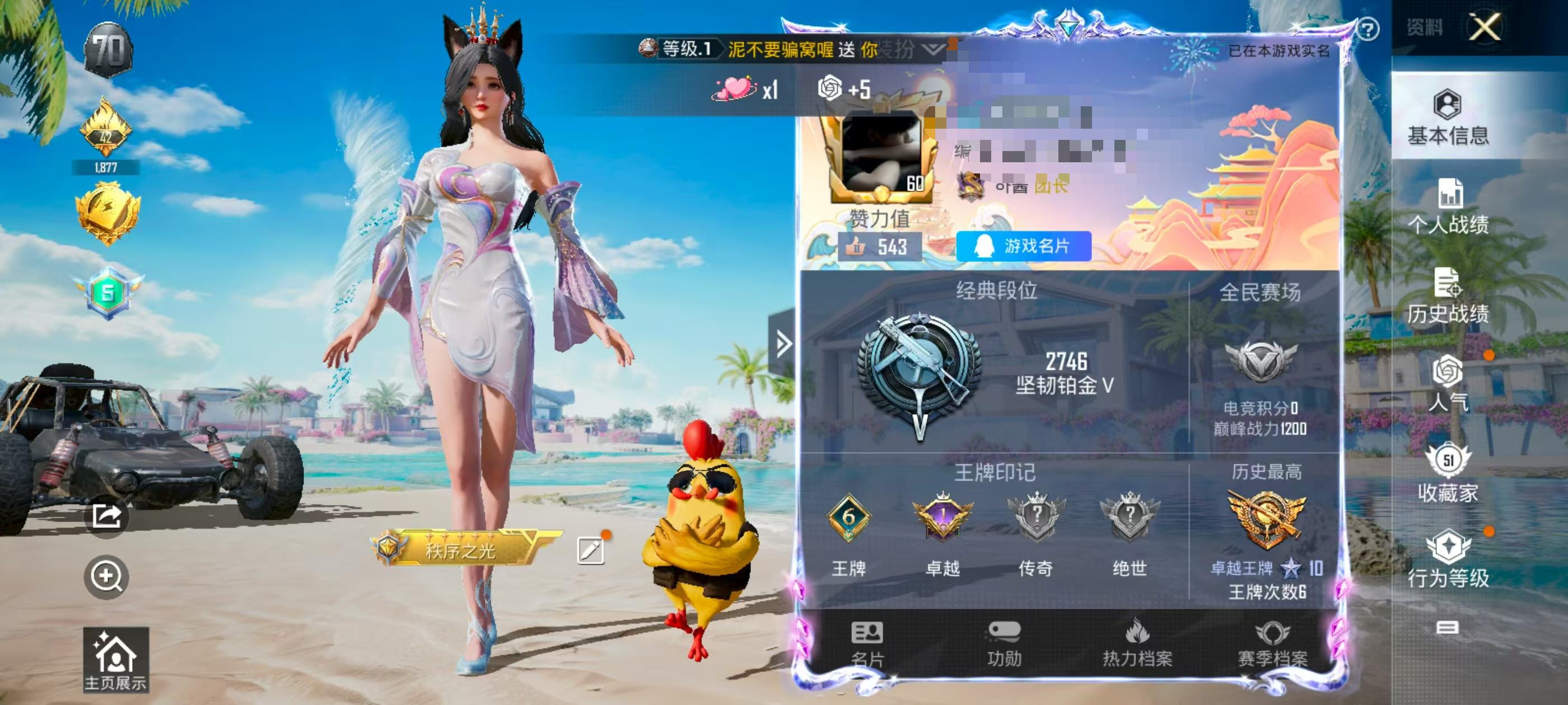 HPSJ3309706和平精英账号详情图2